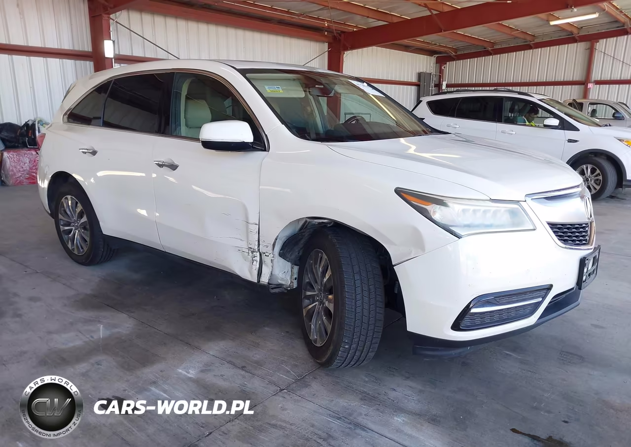2016 Acura Mdx Technology Acurawatch Plus Packages-Technology Package