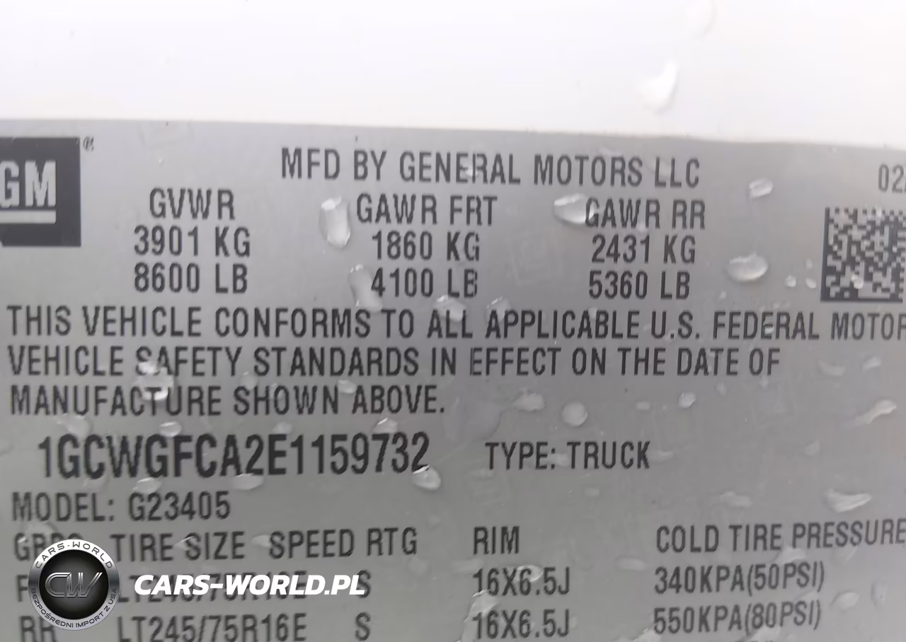 2014 Chevrolet Express 2500 Work Van VIN:1GCWGFCA2E1159732 - 9