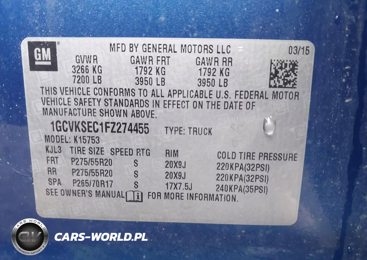 2015 Chevrolet Silverado 1500 Ltz VIN:1GCVKSEC1FZ274455 - 9