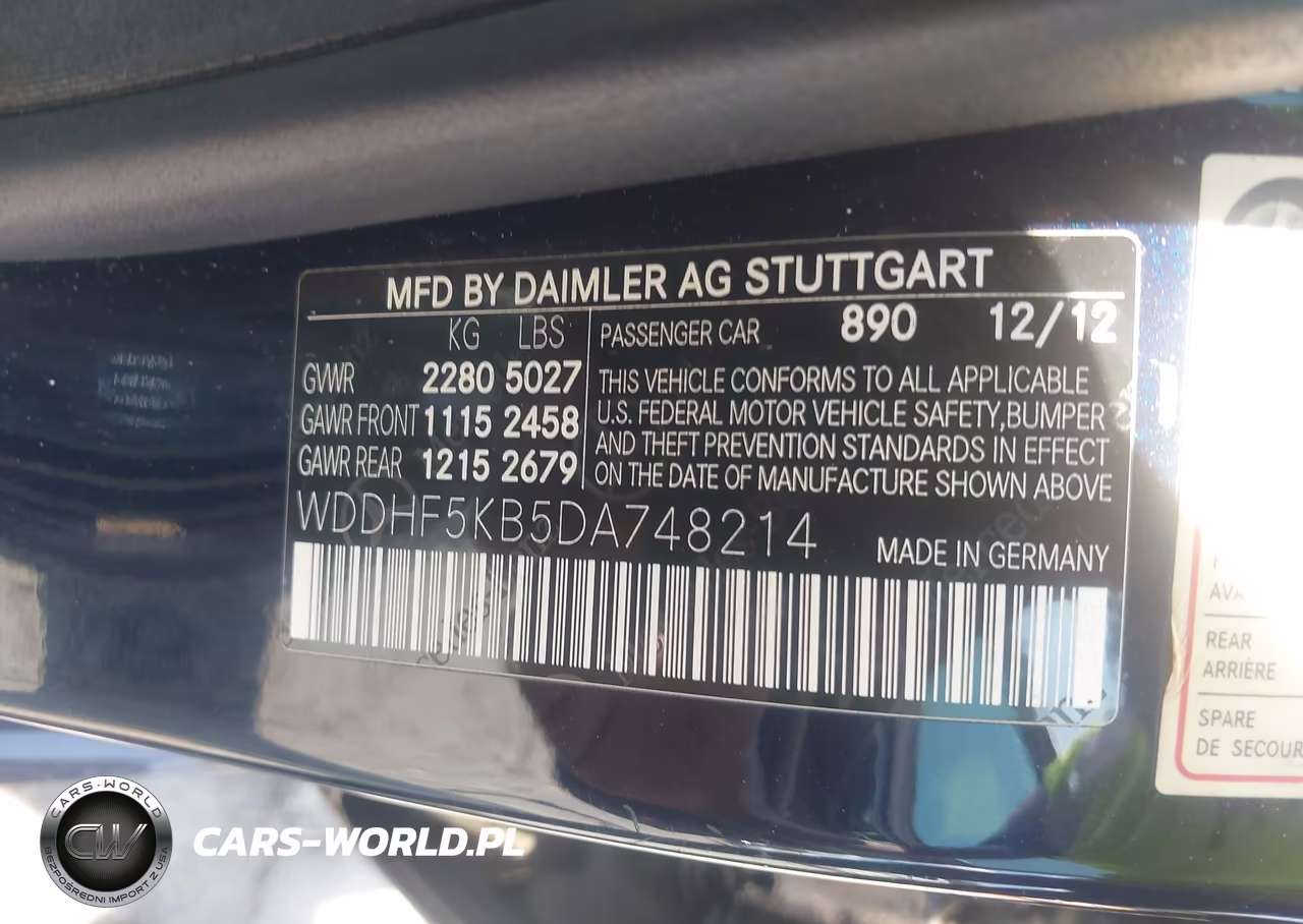 2013 Mercedes-Benz E 350 VIN:WDDHF5KB5DA748214 - 9