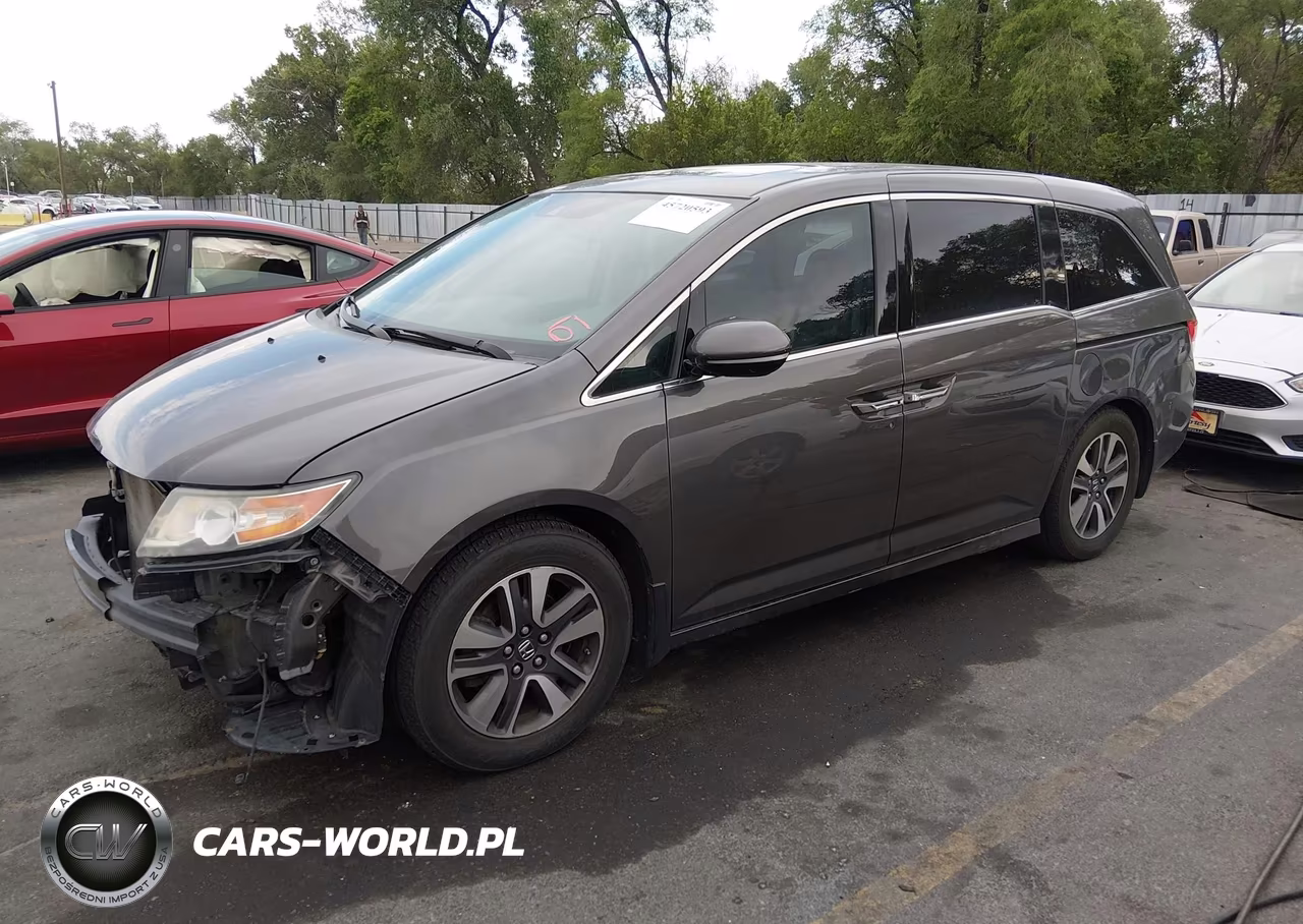 2015 Honda Odyssey Touring-Touring Elite VIN:5FNRL5H95FB050045 - 2