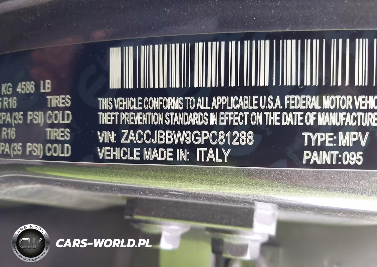2016 Jeep Renegade Latitude VIN:ZACCJBBW9GPC81288 - 9