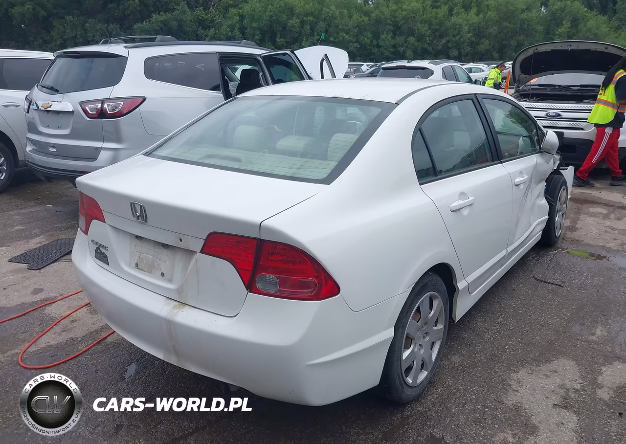 2007 Honda Civic Lx VIN:1HGFA16587L042202 - 4