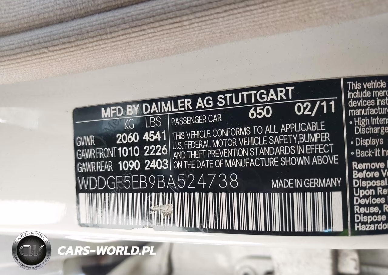 2011 Mercedes-Benz C 300 Sport VIN:WDDGF5EB9BA524738 - 9