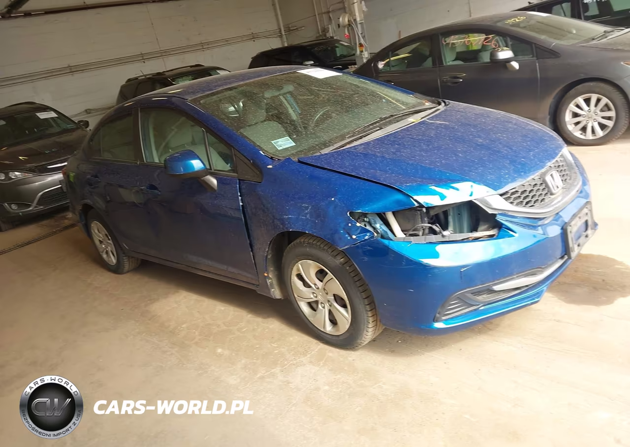 2013 Honda Civic Lx VIN:19XFB2F54DE059701 - 1