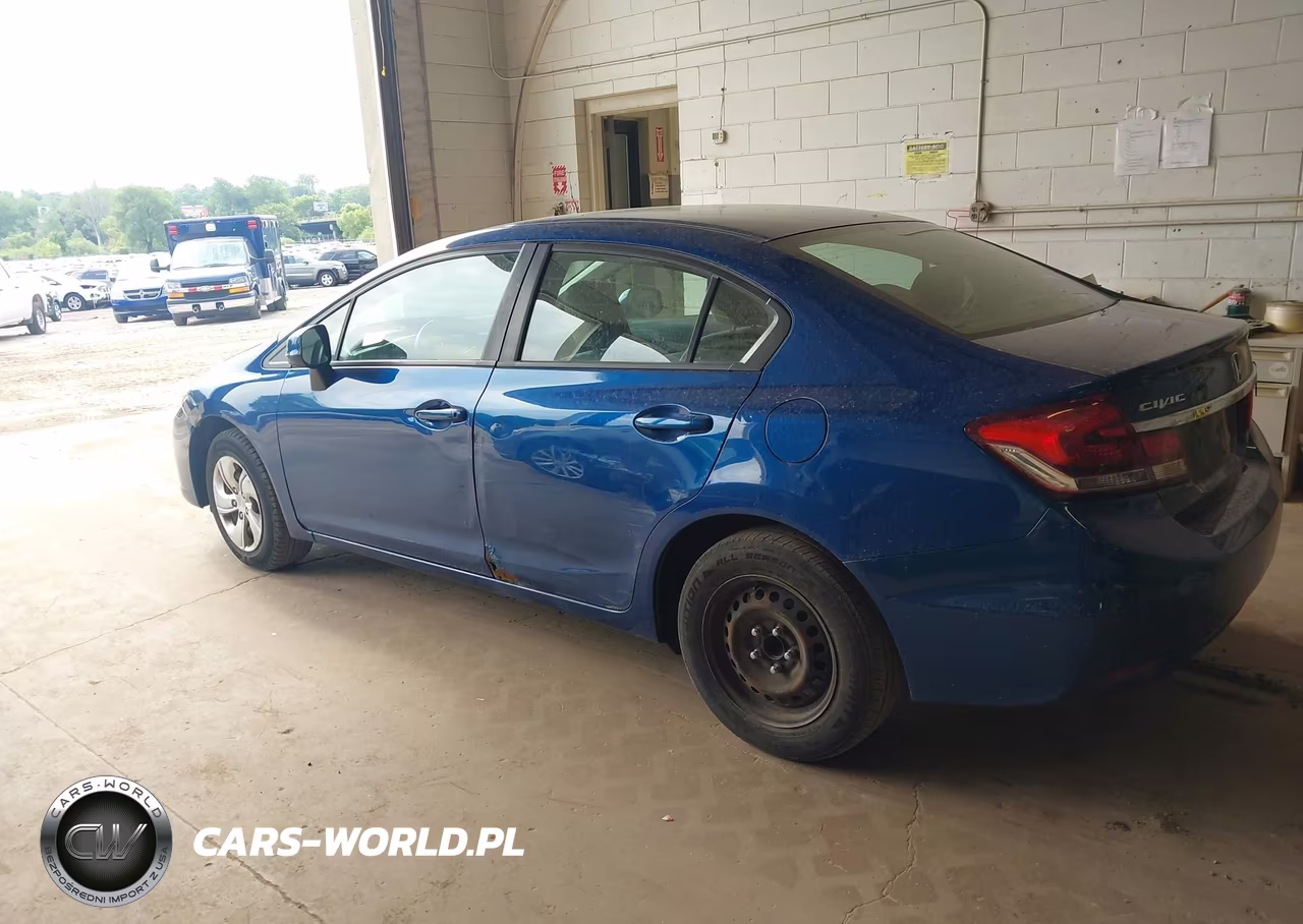 2013 Honda Civic Lx VIN:19XFB2F54DE059701 - 3
