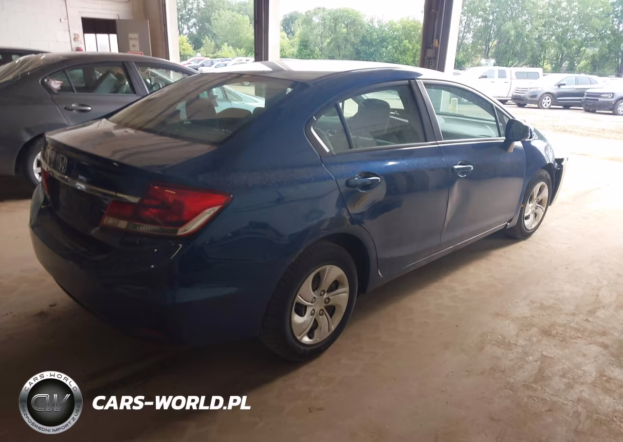 2013 Honda Civic Lx VIN:19XFB2F54DE059701 - 4