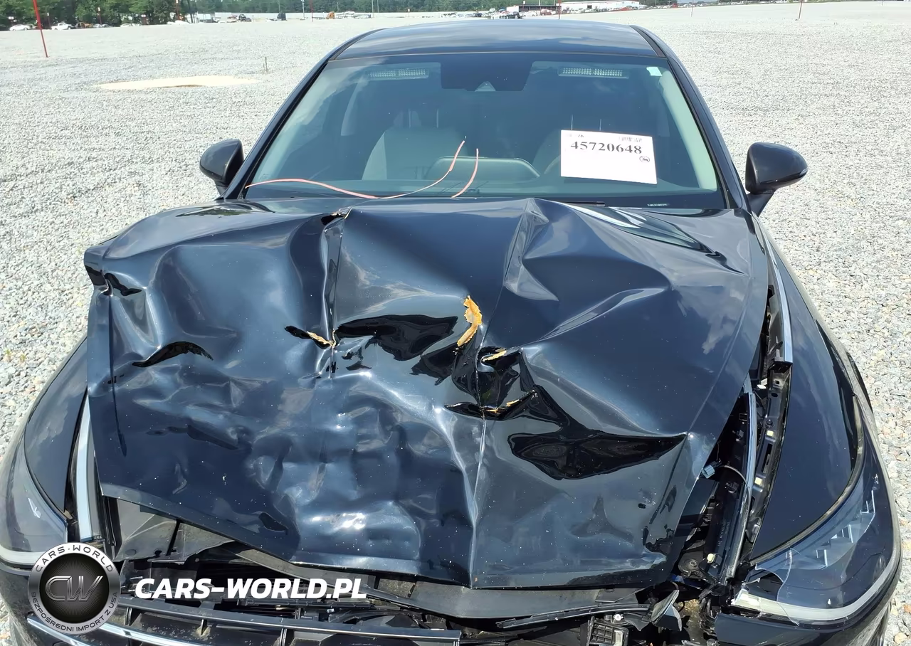 2021 Hyundai Sonata Blue VIN:KMHL24JJ0MA028205 - 10