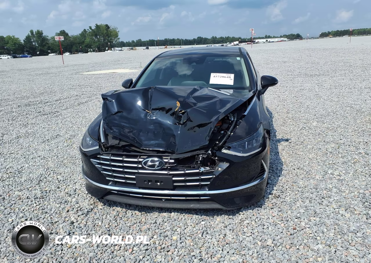 2021 Hyundai Sonata Blue VIN:KMHL24JJ0MA028205 - 12