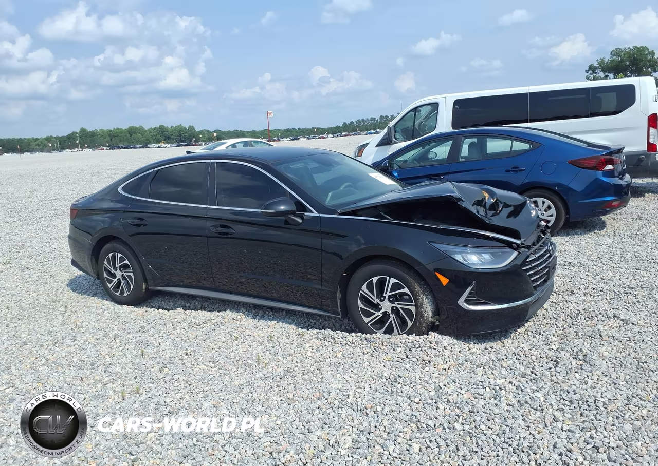 2021 Hyundai Sonata Blue VIN:KMHL24JJ0MA028205 - 13