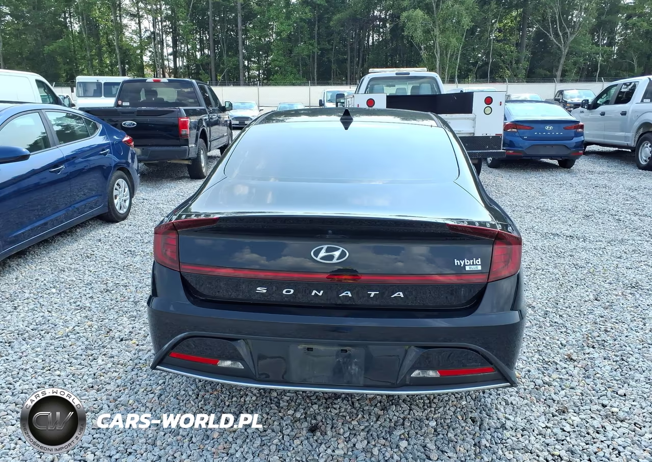 2021 Hyundai Sonata Blue VIN:KMHL24JJ0MA028205 - 16