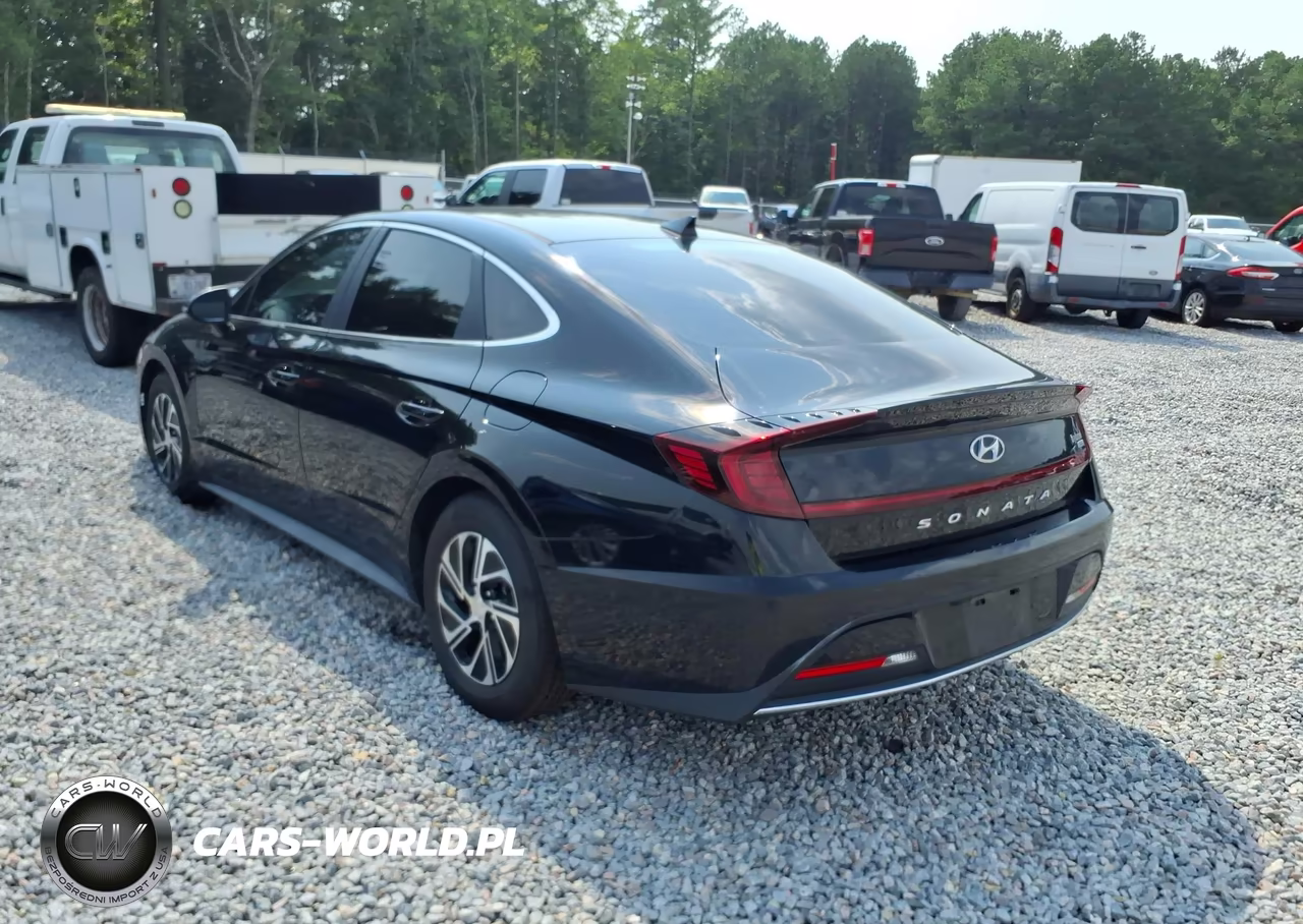 2021 Hyundai Sonata Blue VIN:KMHL24JJ0MA028205 - 3