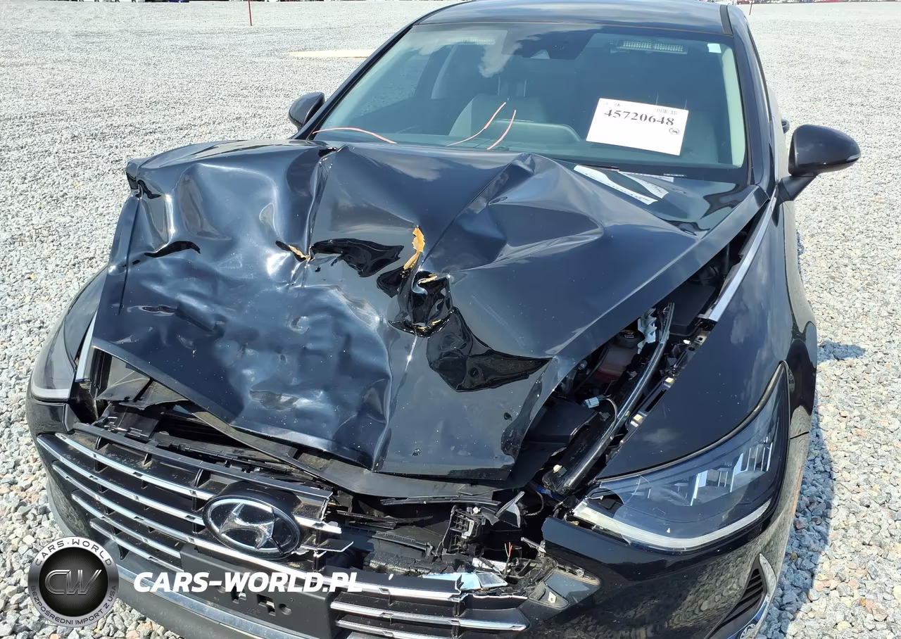 2021 Hyundai Sonata Blue VIN:KMHL24JJ0MA028205 - 6