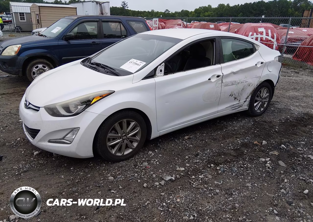 2016 Hyundai Elantra Se VIN:5NPDH4AE5GH742953 - 2