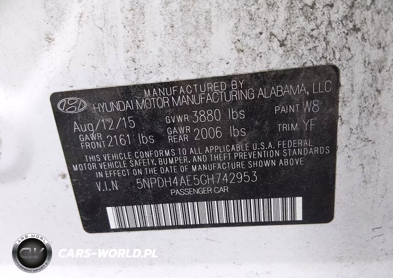 2016 Hyundai Elantra Se VIN:5NPDH4AE5GH742953 - 9