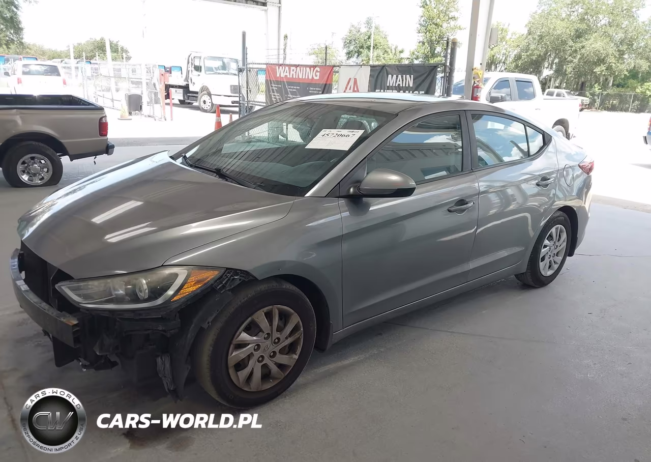 2017 Hyundai Elantra Se VIN:KMHD74LF4HU396020 - 2