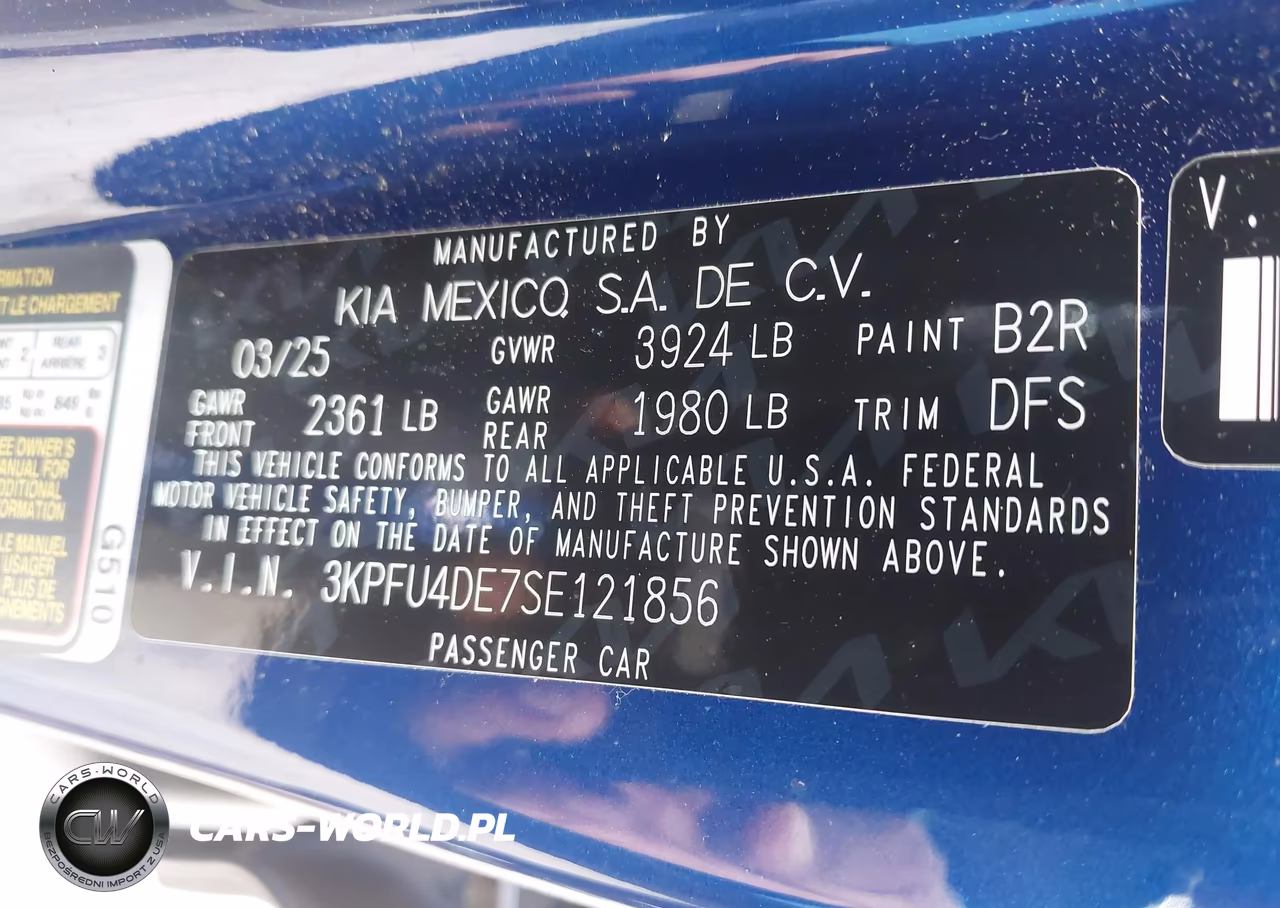 2025 Kia K4 Ex VIN:3KPFU4DE7SE121856 - 9