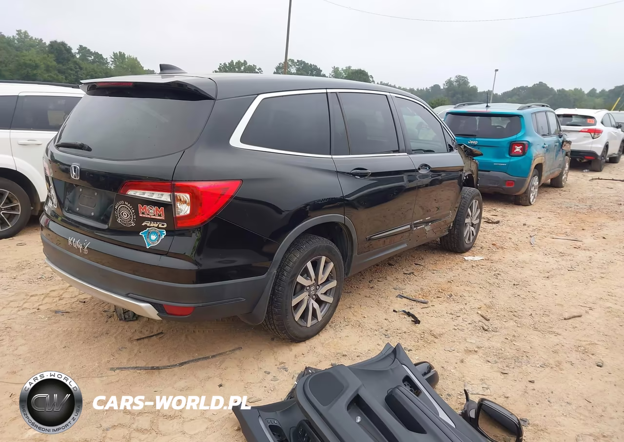 2020 Honda Pilot Awd Ex-L VIN:5FNYF6H5XLB059454 - 4