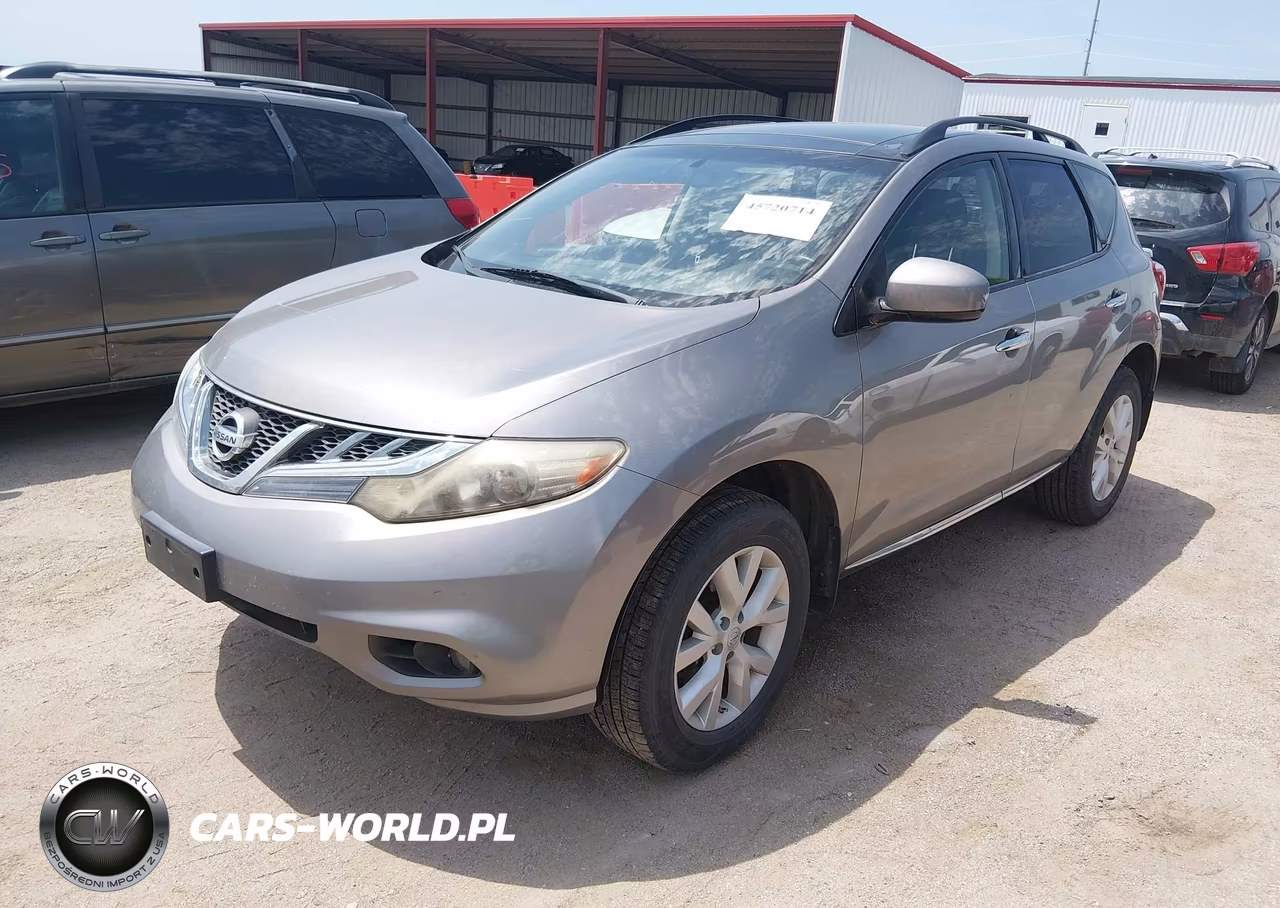 2012 Nissan Murano Sv VIN:JN8AZ1MW3CW202660 - 2