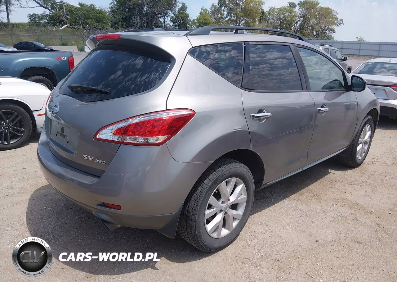 2012 Nissan Murano Sv VIN:JN8AZ1MW3CW202660 - 4