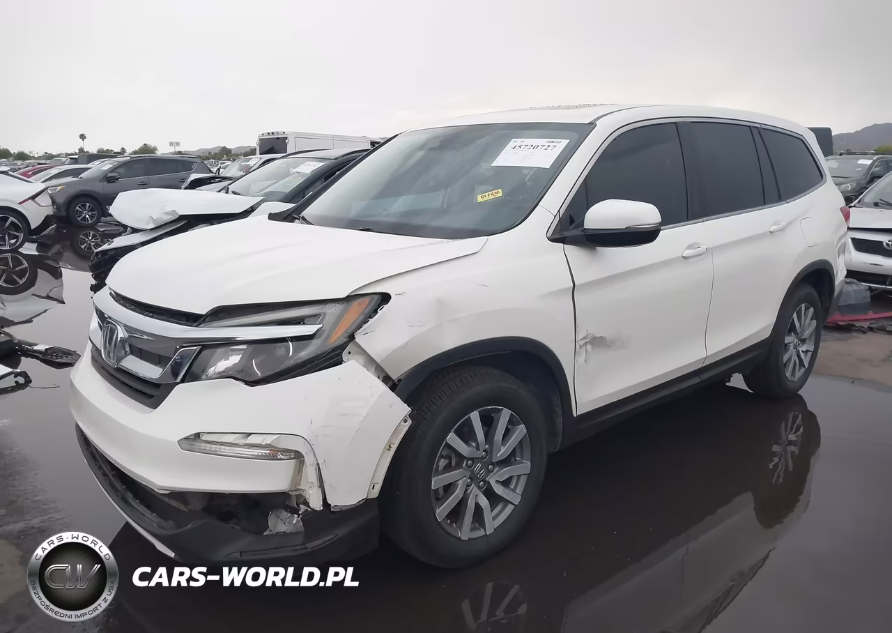 2019 Honda Pilot Ex-L VIN:5FNYF5H51KB035326 - 2