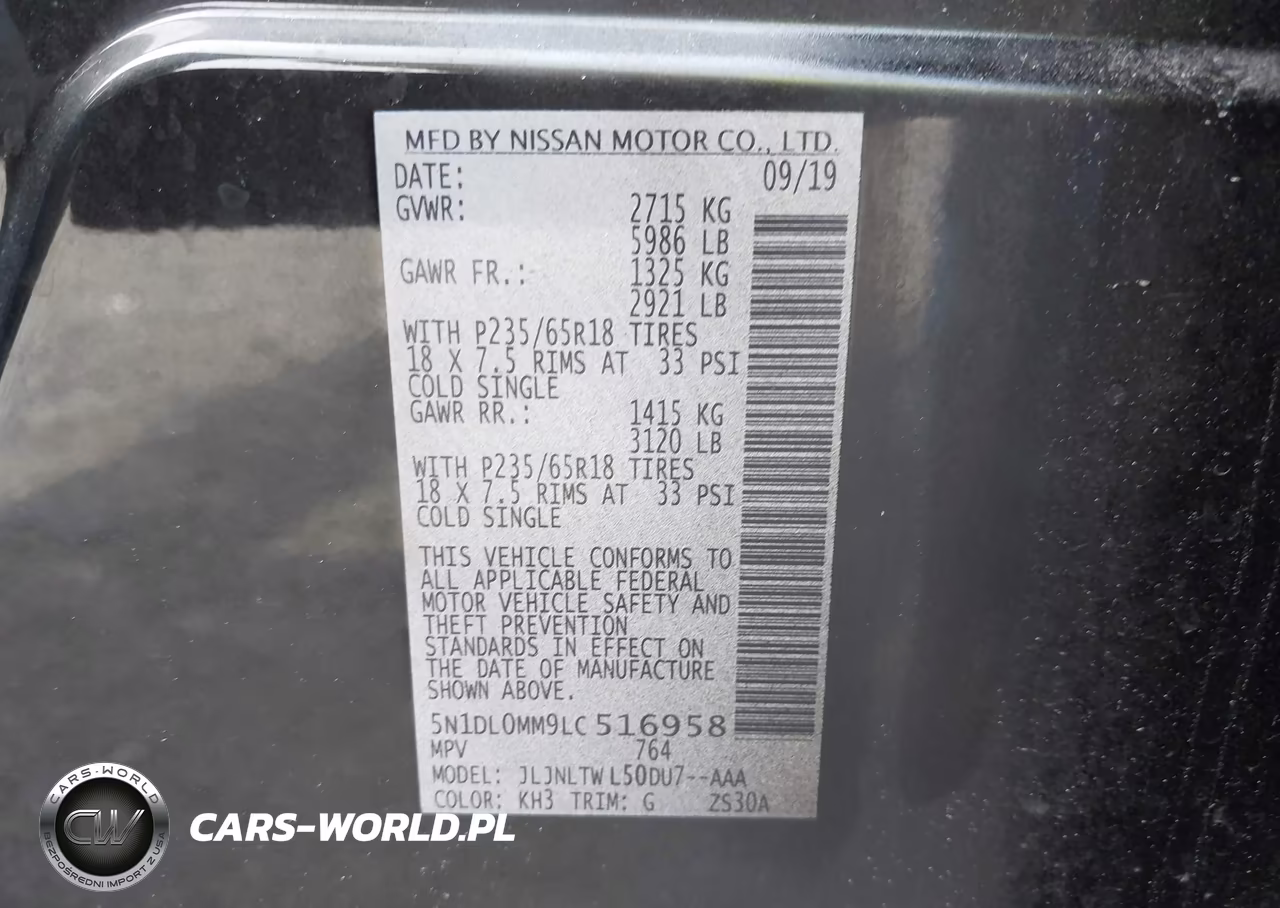 2020 Infiniti Qx60 Luxe Awd VIN:5N1DL0MM9LC516958 - 9