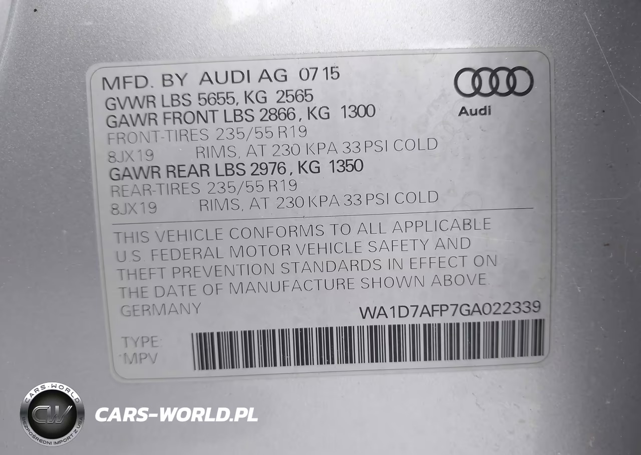 2016 Audi Q5 3.0T Premium Plus VIN:WA1D7AFP7GA022339 - 9