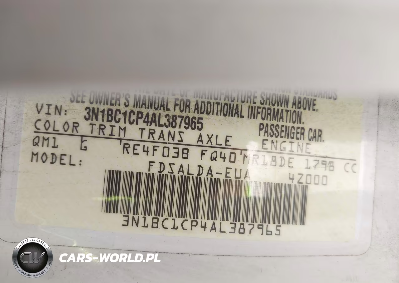 2010 Nissan Versa 1.8S VIN:3N1BC1CP4AL387965 - 9