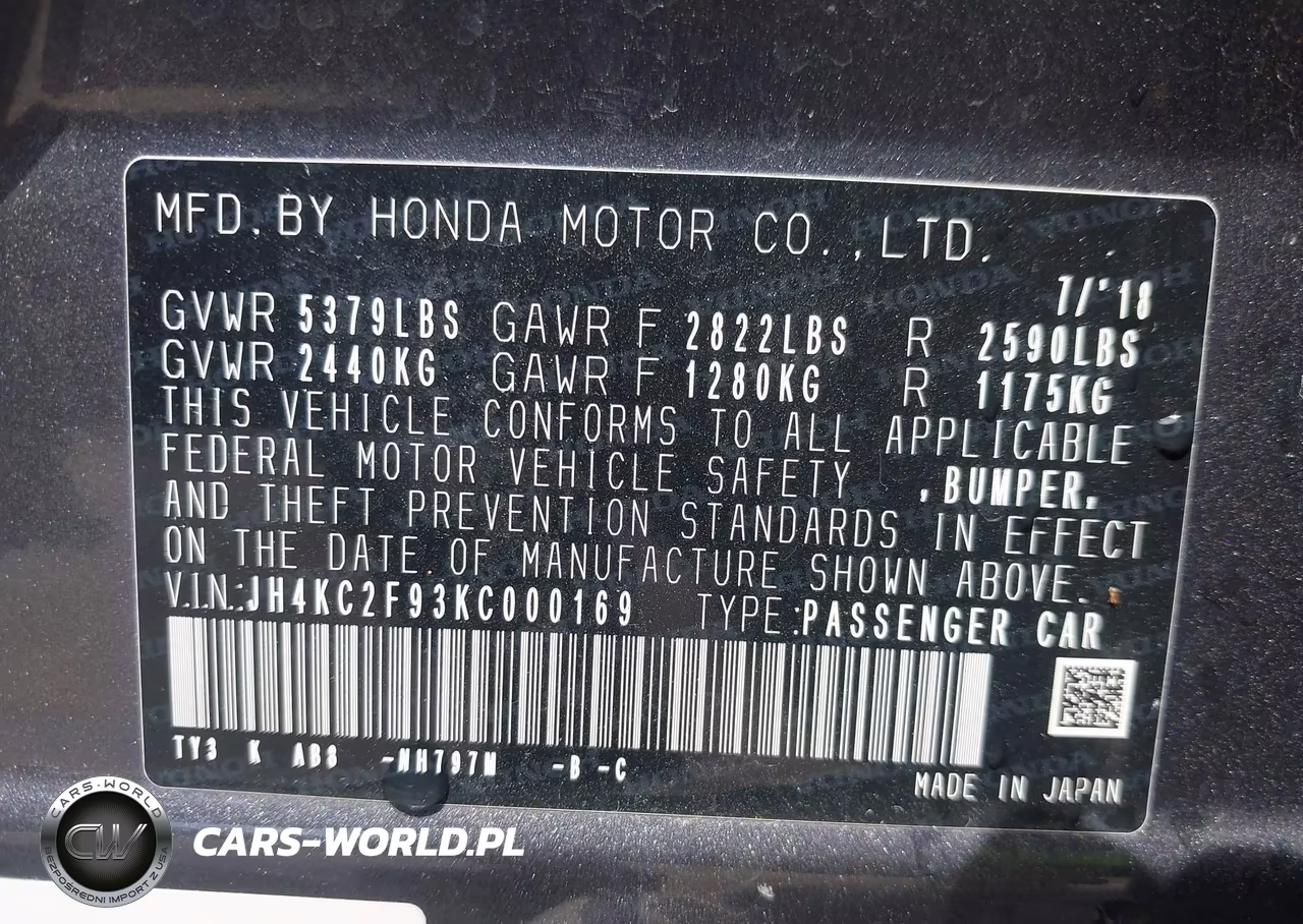 2019 Acura Rlx Sport Hybrid Advance Package VIN:JH4KC2F93KC000169 - 9