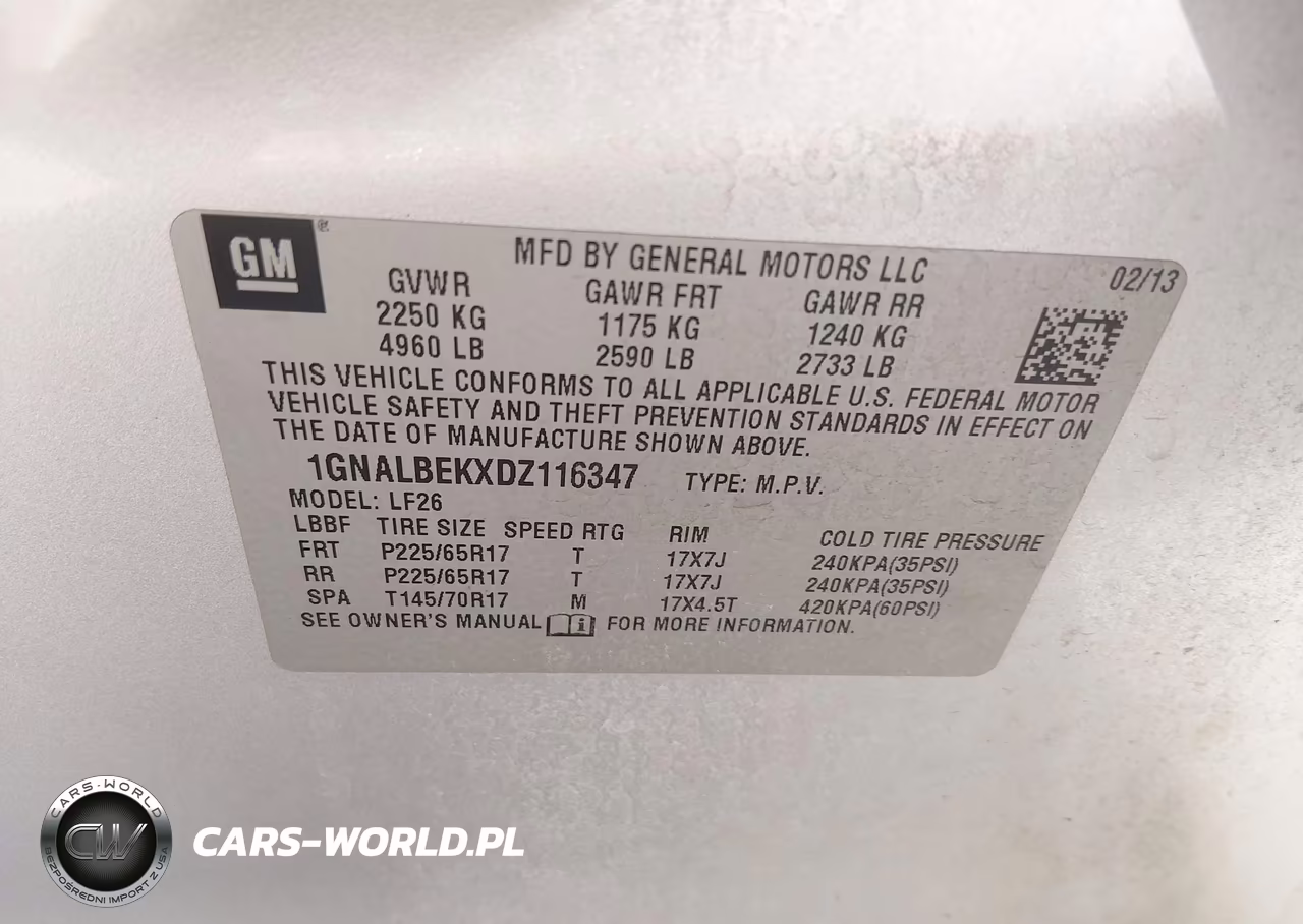 2013 Chevrolet Equinox Ls VIN:1GNALBEKXDZ116347 - 9