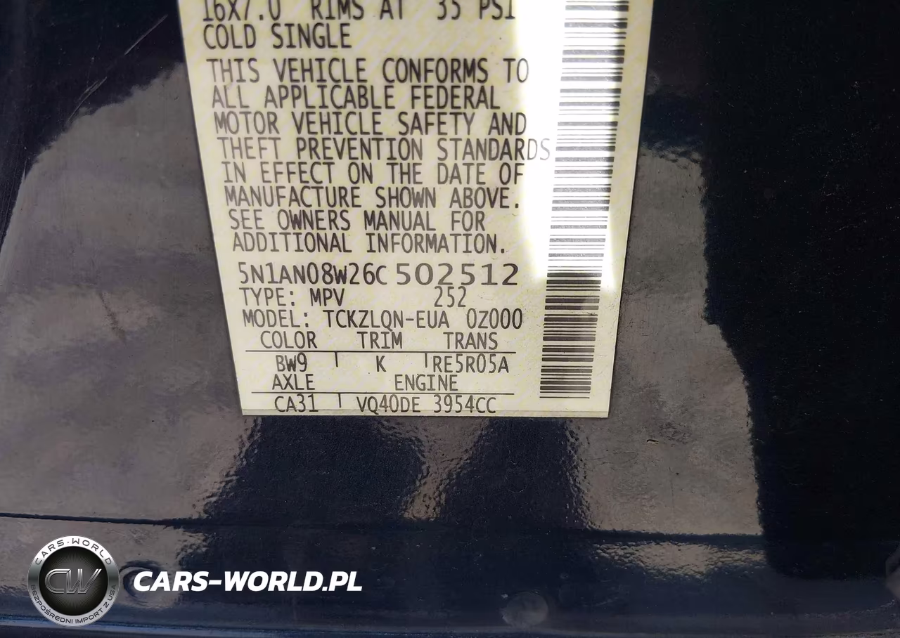 2006 Nissan Xterra X VIN:5N1AN08W26C502512 - 9