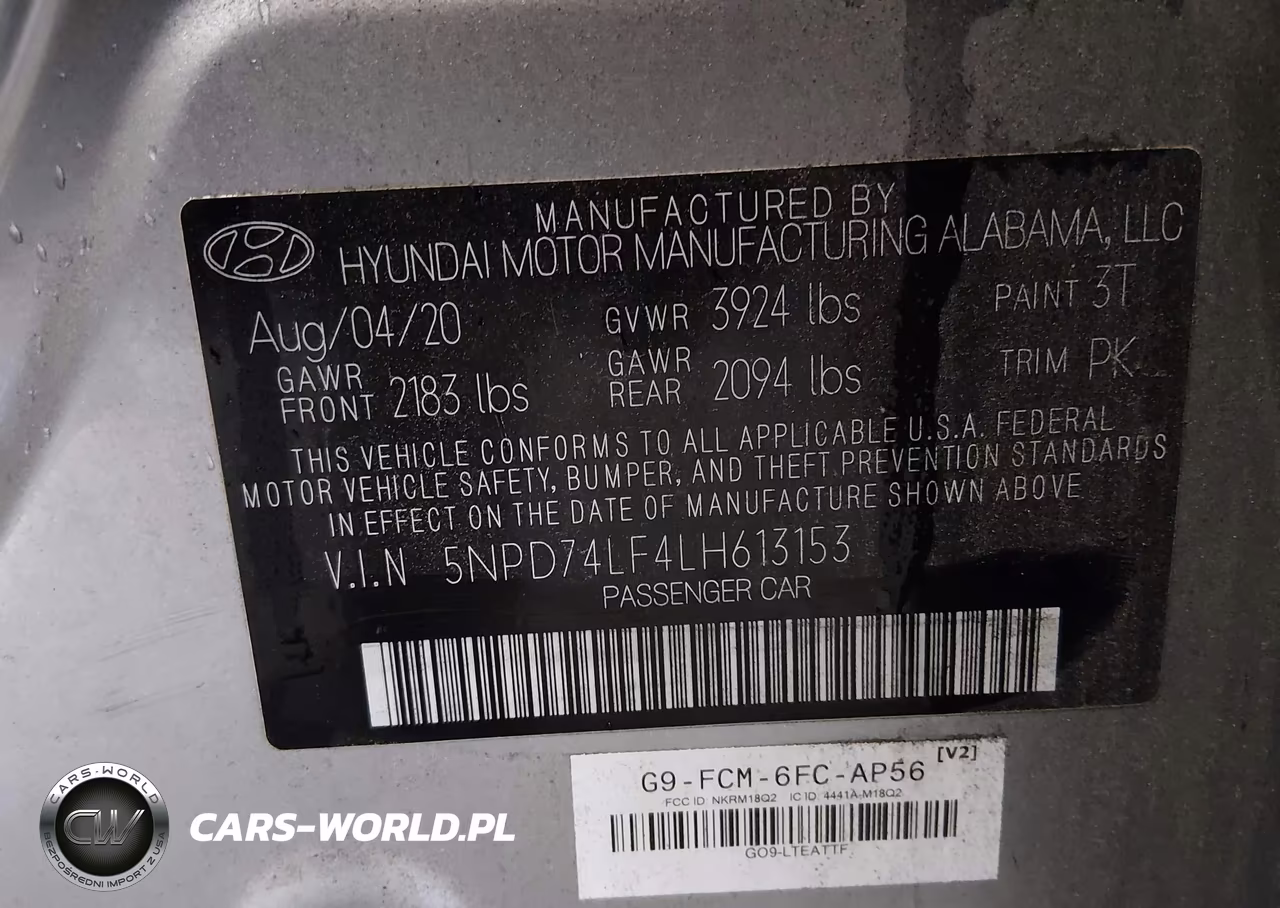2020 Hyundai Elantra Se VIN:5NPD74LF4LH613153 - 9