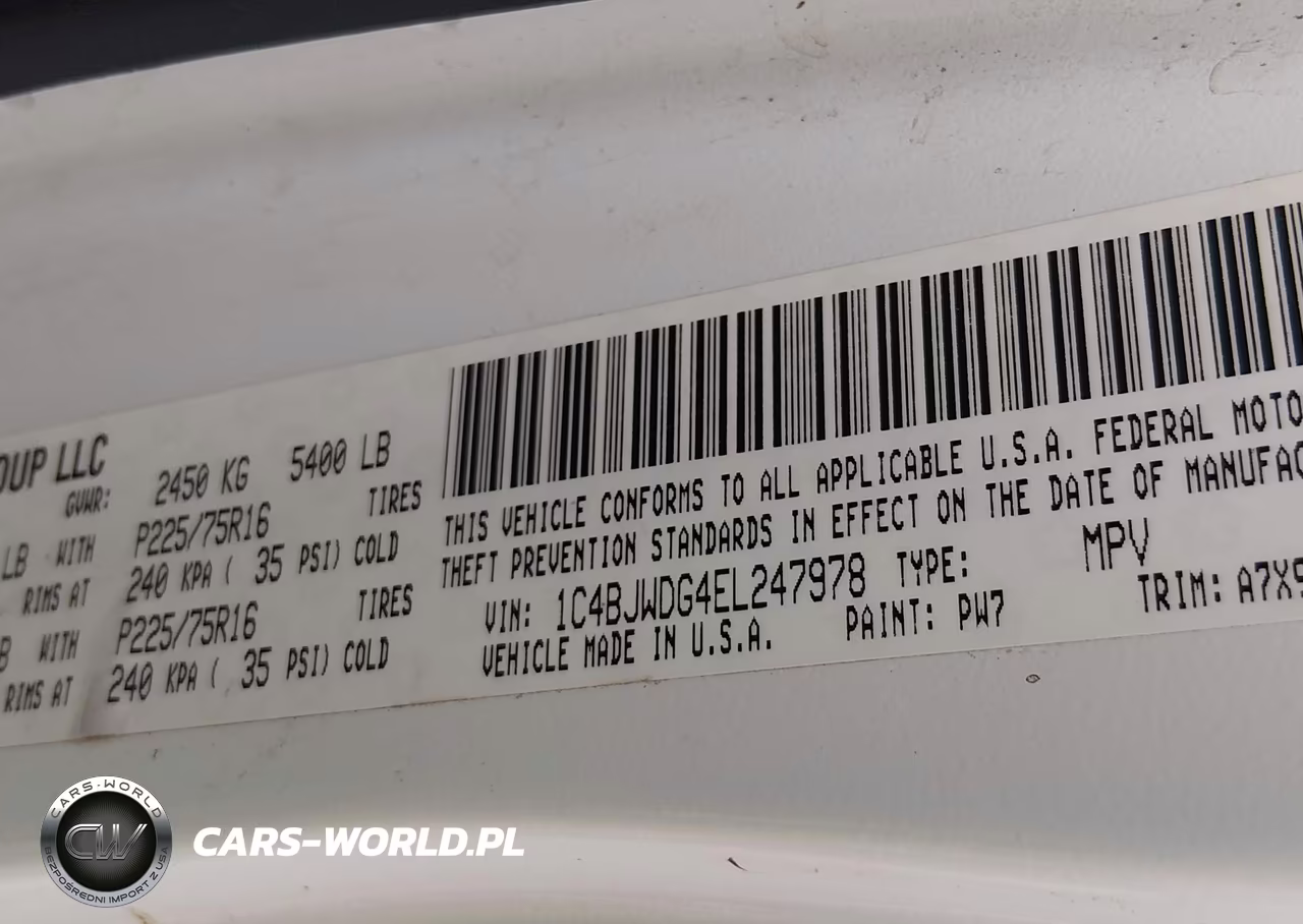 2014 Jeep Wrangler Unlimited Sport VIN:1C4BJWDG4EL247978 - 9