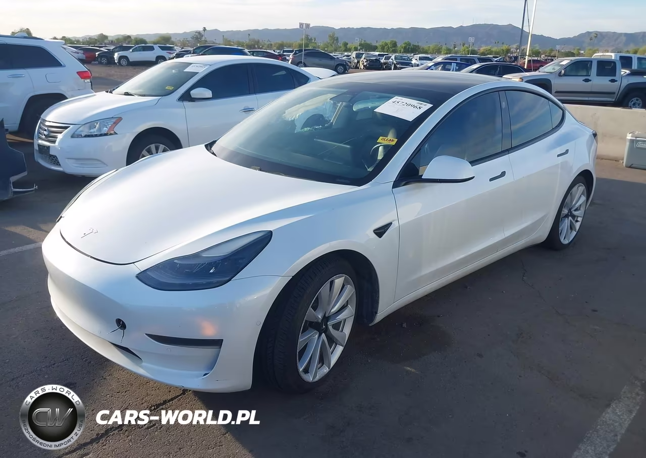 2021 Tesla Model 3 Standard Range Plus Rear-Wheel Drive VIN:5YJ3E1EA0MF871834 - 2