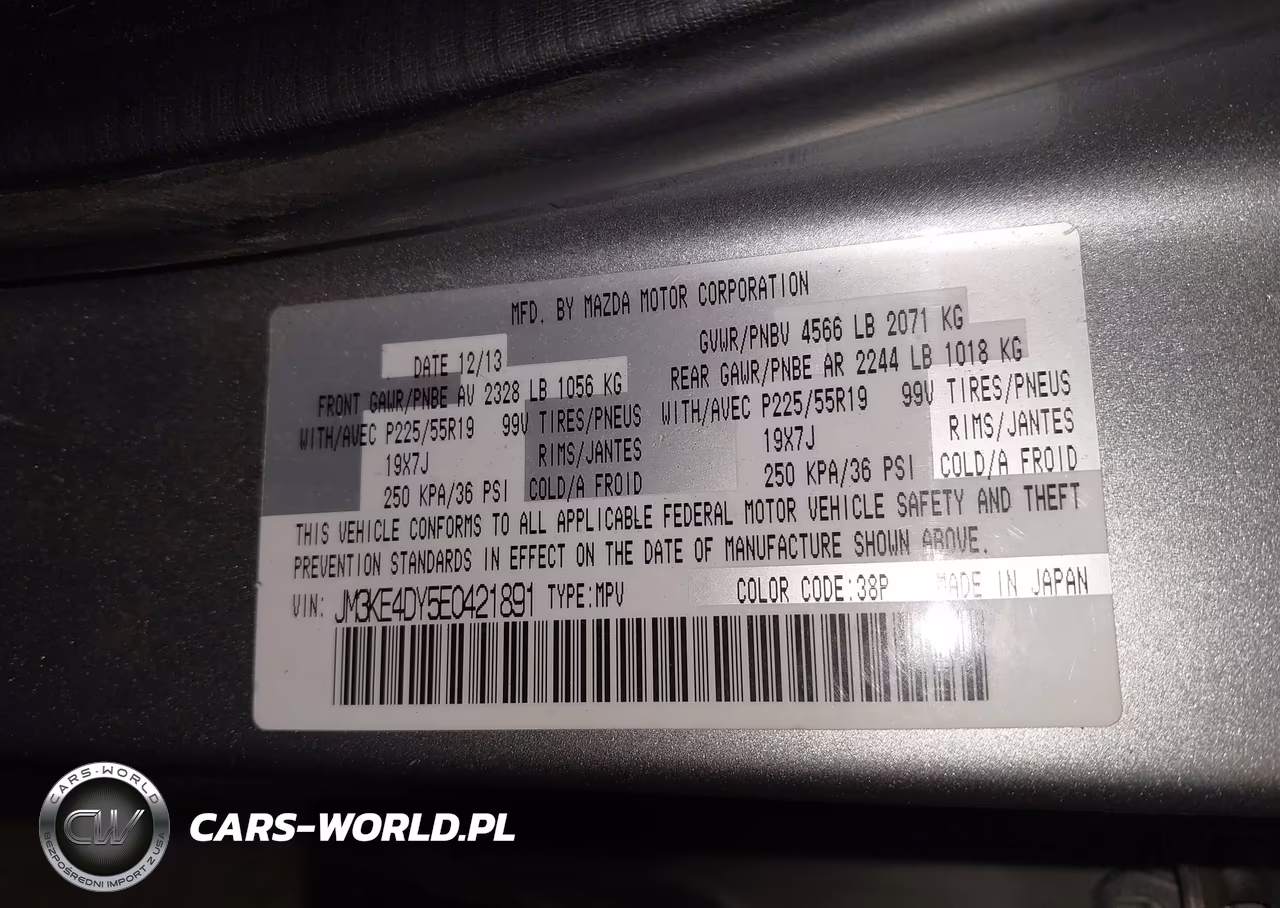 2014 Mazda Cx-5 Grand Touring VIN:JM3KE4DY5E0421891 - 9