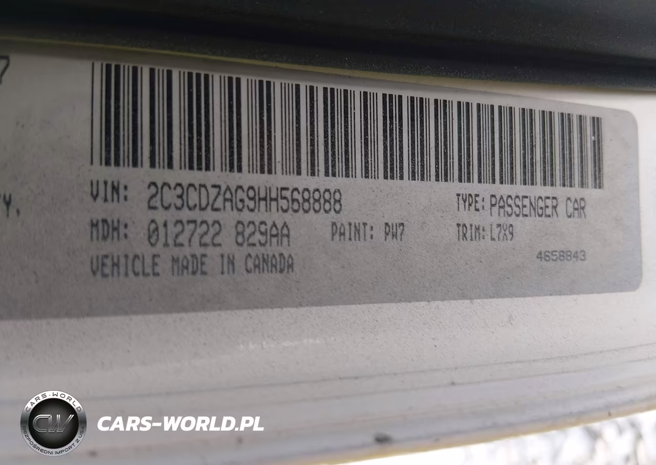 2017 Dodge Challenger Sxt VIN:2C3CDZAG9HH568888 - 9