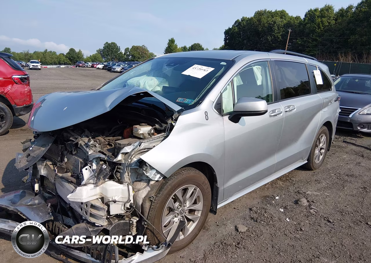 2022 Toyota Sienna Le VIN:5TDKSKFC1NS041838 - 2