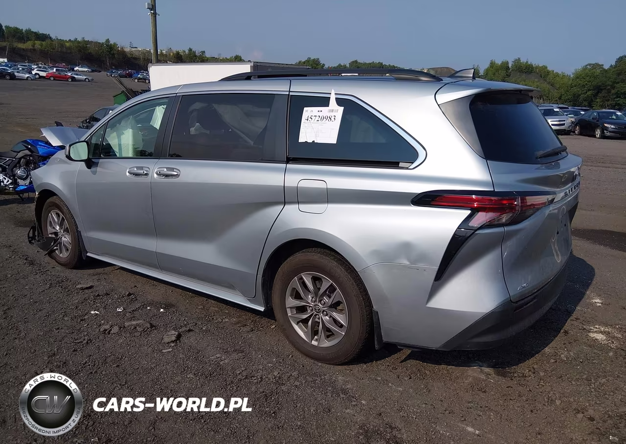2022 Toyota Sienna Le VIN:5TDKSKFC1NS041838 - 3