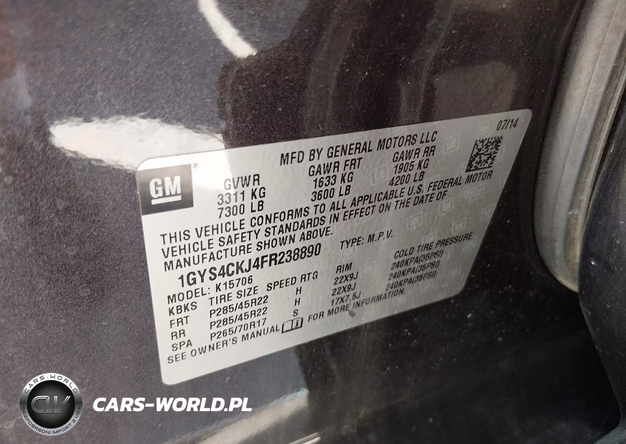 2015 Cadillac Escalade Premium VIN:1GYS4CKJ4FR238890 - 9