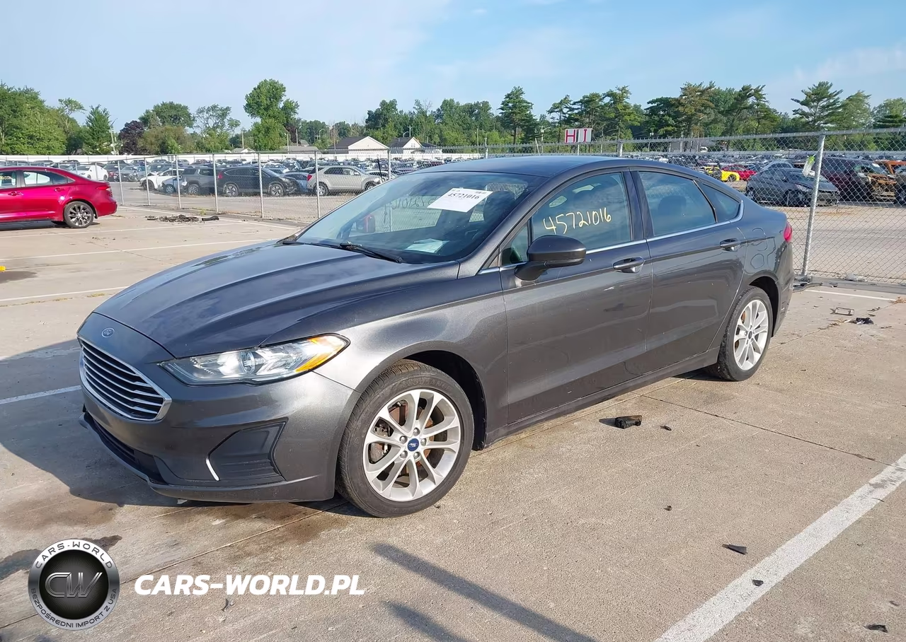 2019 Ford Fusion Se VIN:3FA6P0HD1KR186184 - 2