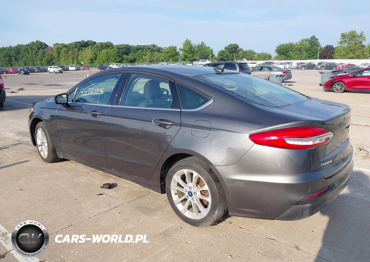 2019 Ford Fusion Se VIN:3FA6P0HD1KR186184 - 3