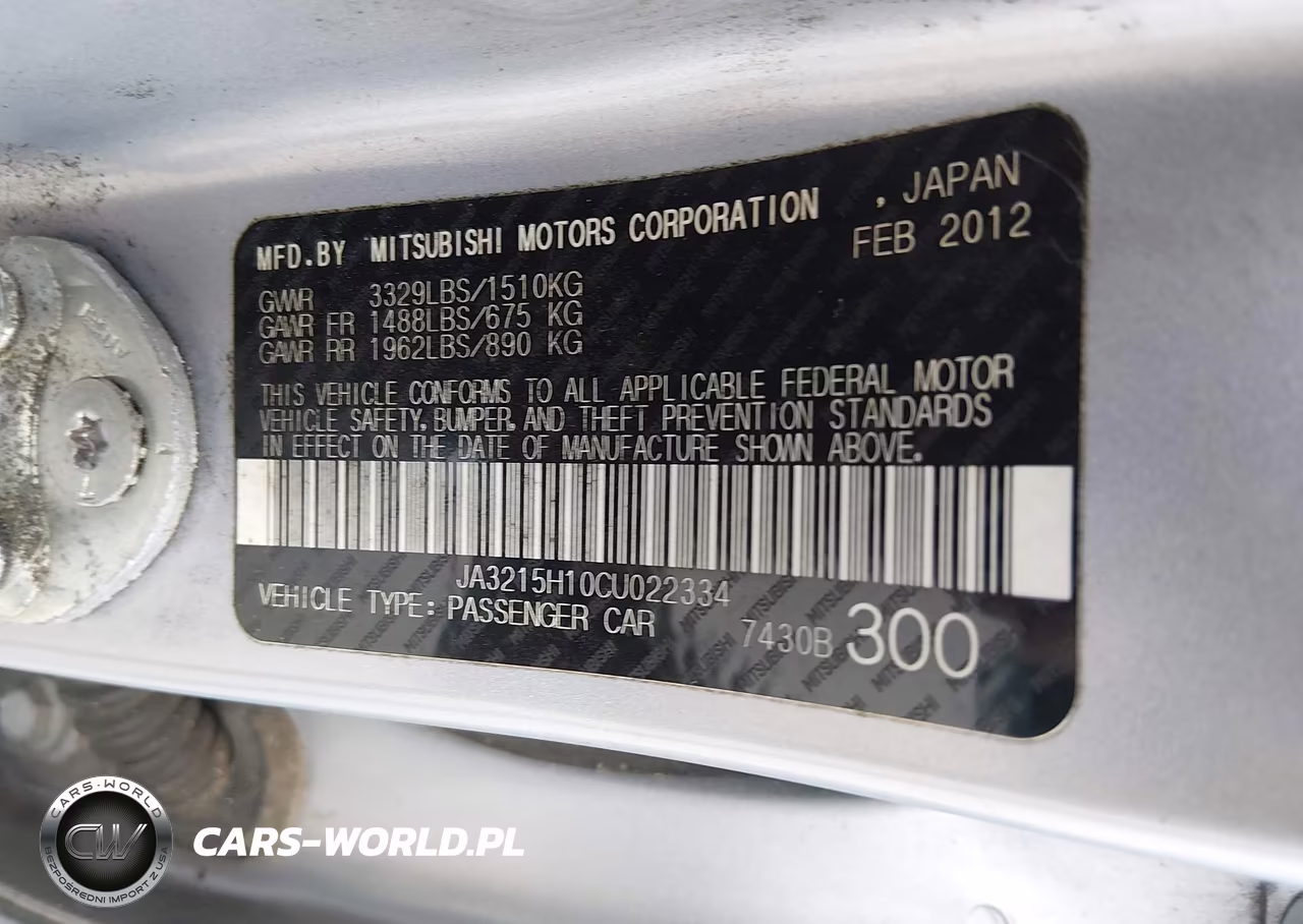 2012 Mitsubishi I-Miev Es-Se VIN:JA3215H10CU022334 - 9