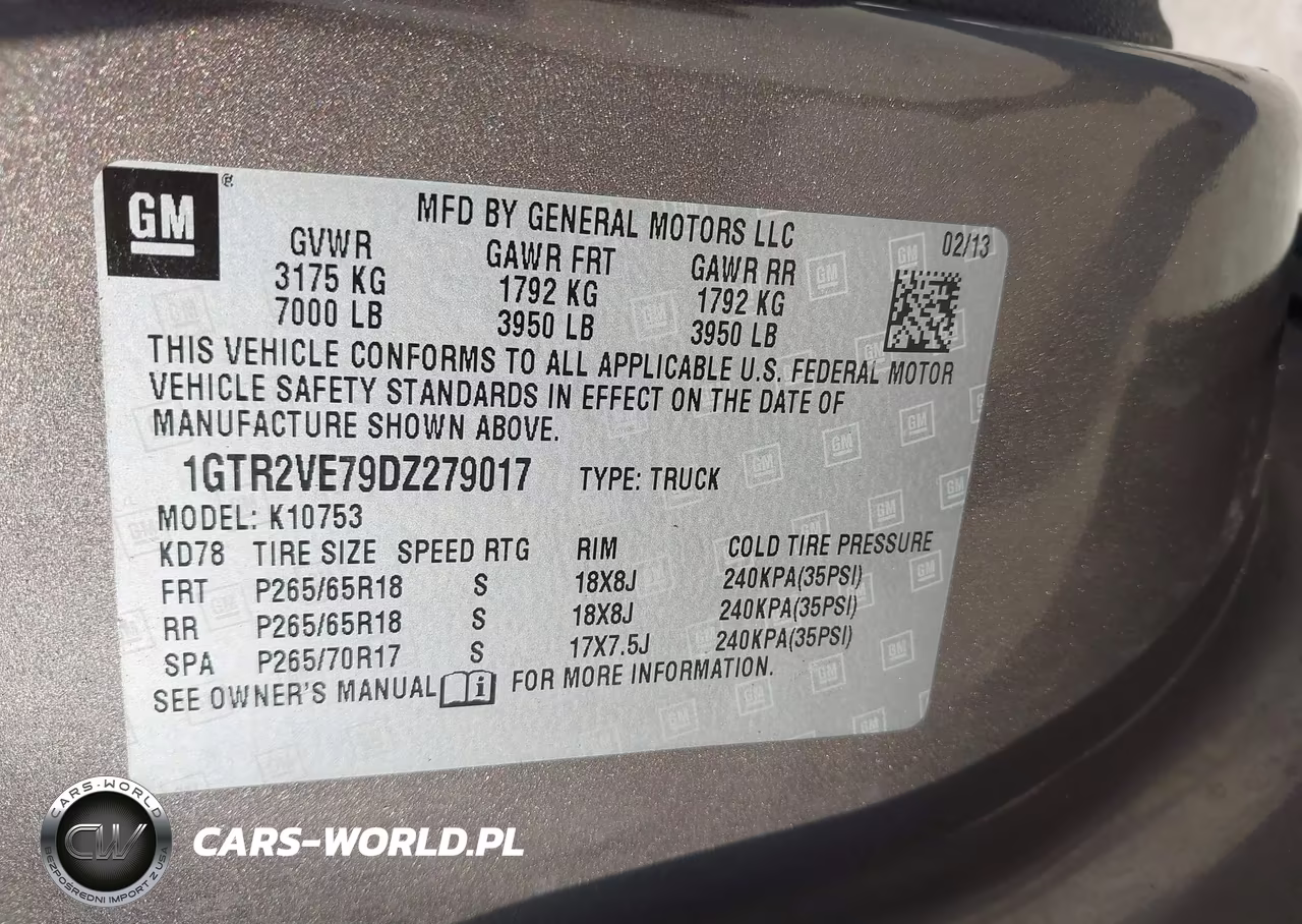 2013 GMC Sierra 1500 Sle VIN:1GTR2VE79DZ279017 - 9
