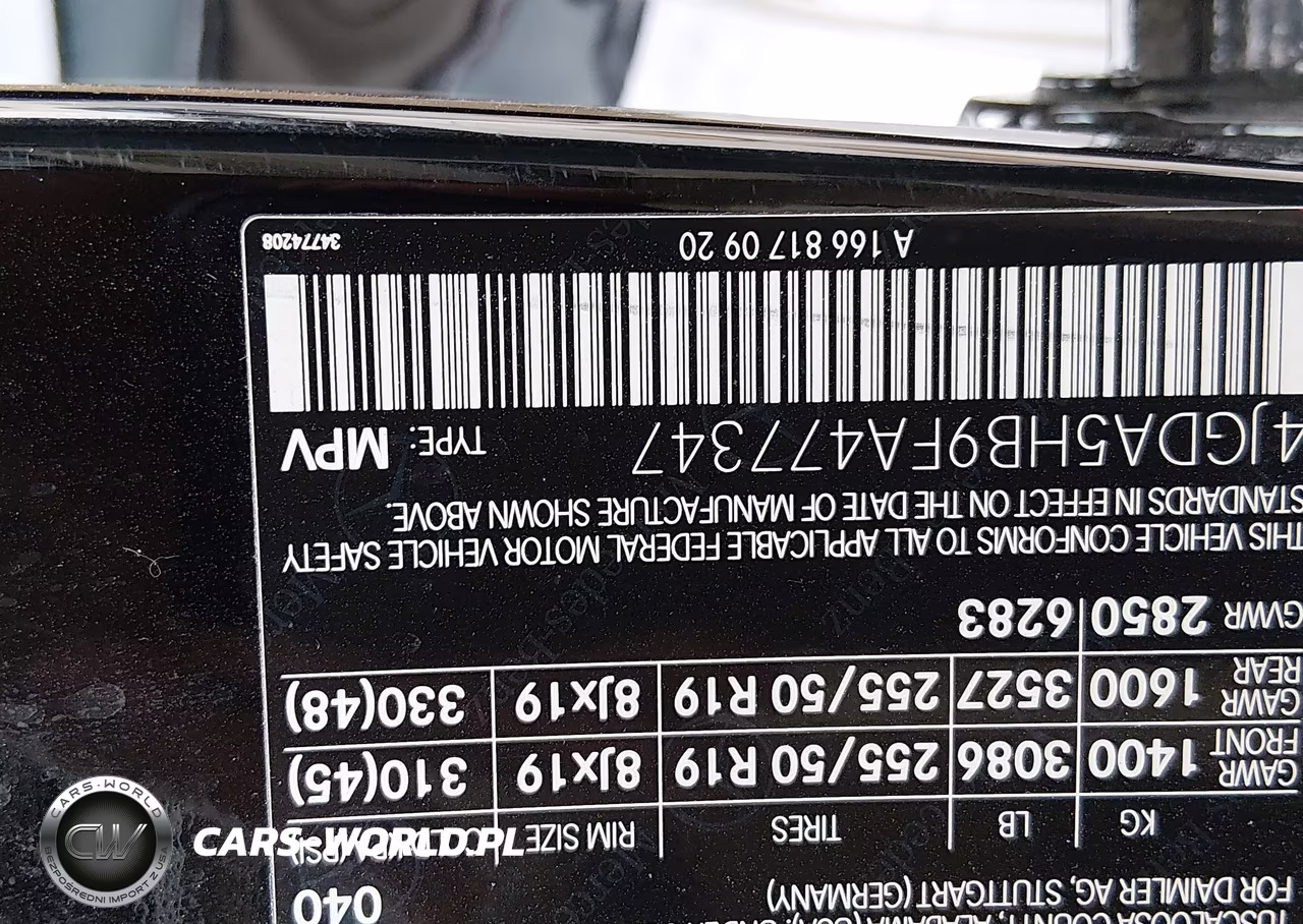 2015 Mercedes-Benz Ml 350 4Matic VIN:4JGDA5HB9FA477347 - 9