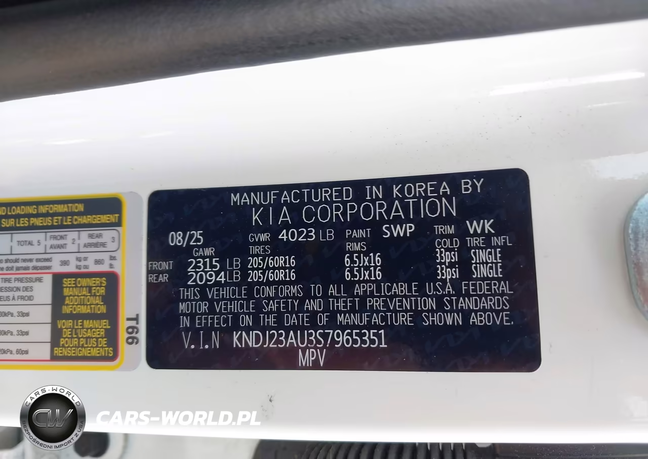 2025 Kia Soul Lx VIN:KNDJ23AU3S7965351 - 9