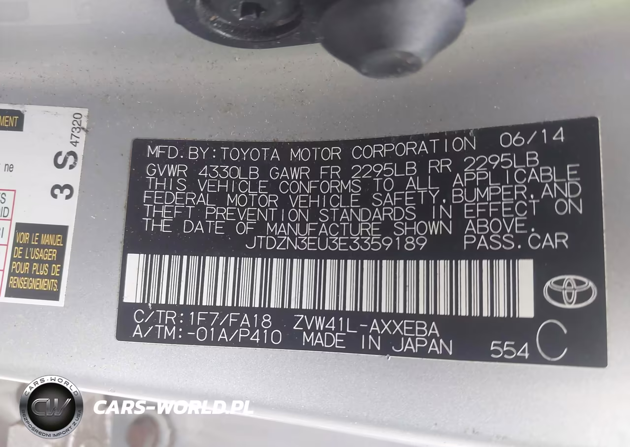 2014 Toyota Prius V Two VIN:JTDZN3EU3E3359189 - 9