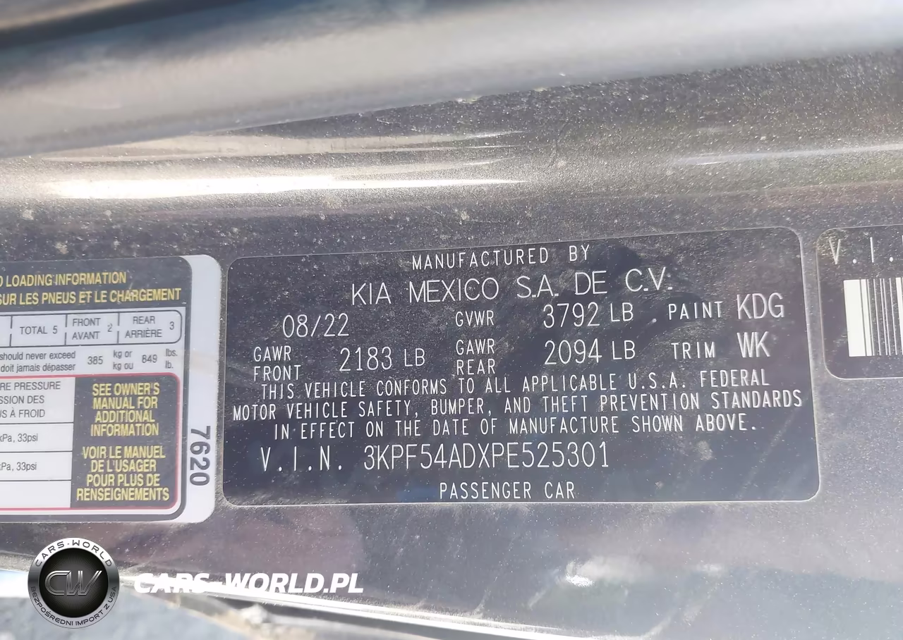 2023 Kia Forte Gt-Line VIN:3KPF54ADXPE525301 - 9