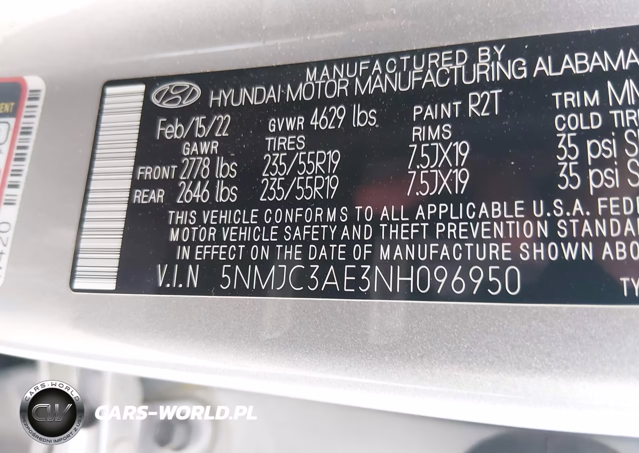 2022 Hyundai Tucson Sel VIN:5NMJC3AE3NH096950 - 9