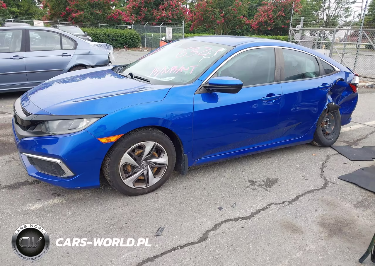 2020 Honda Civic Lx VIN:19XFC2F69LE006321 - 2