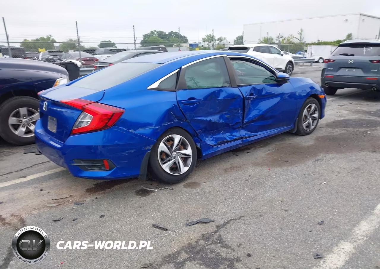 2020 Honda Civic Lx VIN:19XFC2F69LE006321 - 4